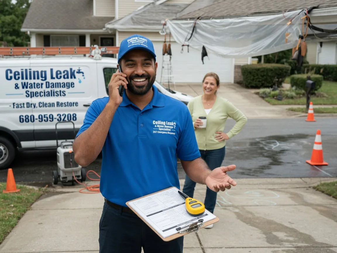 Ceiling Leak Cleanup Arnolds Park, IA FAQs